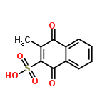 InChI=1/C11H8O5S/c1-6-9(12)7-4-2-3-5-8(7)10(13)11(6)17(14,15)16/h2-5H,1H3,(H,14,15,16)