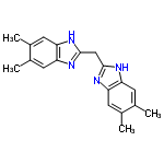 InChI=1/C19H20N4/c1-10-5-14-15(6-11(10)2)21-18(20-14)9-19-22-16-7-12(3)13(4)8-17(16)23-19/h5-8H,9H2,1-4H3,(H,20,21)(H,22,23)