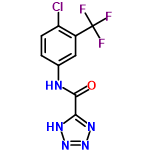 InChI=1/C9H5ClF3N5O/c10-6-2-1-4(3-5(6)9(11,12)13)14-8(19)7-15-17-18-16-7/h1-3H,(H,14,19)(H,15,16,17,18)