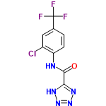 InChI=1/C9H5ClF3N5O/c10-5-3-4(9(11,12)13)1-2-6(5)14-8(19)7-15-17-18-16-7/h1-3H,(H,14,19)(H,15,16,17,18)