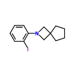 InChI=1/C13H16IN/c14-11-5-1-2-6-12(11)15-9-13(10-15)7-3-4-8-13/h1-2,5-6H,3-4,7-10H2