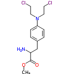 InChI=1/C14H20Cl2N2O2/c1-20-14(19)13(17)10-11-2-4-12(5-3-11)18(8-6-15)9-7-16/h2-5,13H,6-10,17H2,1H3