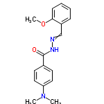 InChI=1/C17H19N3O2/c1-20(2)15-10-8-13(9-11-15)17(21)19-18-12-14-6-4-5-7-16(14)22-3/h4-12H,1-3H3,(H,19,21)