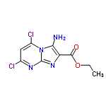 InChI=1/C9H8Cl2N4O2/c1-2-17-8(16)6-7(12)15-5(11)3-4(10)13-9(15)14-6/h3H,2,12H2,1H3