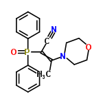 InChI=1/C20H21N2O2P/c1-17(22-12-14-24-15-13-22)20(16-21)25(23,18-8-4-2-5-9-18)19-10-6-3-7-11-19/h2-11H,12-15H2,1H3