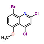 InChI=1/C10H6BrCl2NO/c1-15-7-3-2-5(11)10-9(7)6(12)4-8(13)14-10/h2-4H,1H3