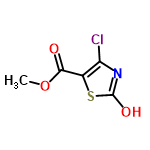 InChI=1/C5H4ClNO3S/c1-10-4(8)2-3(6)7-5(9)11-2/h1H3,(H,7,9)