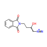 InChI=1/C12H9N3O3/c13-14-7-8(16)5-6-15-11(17)9-3-1-2-4-10(9)12(15)18/h1-4,7H,5-6H2/p+1