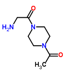 InChI=1/C8H15N3O2/c1-7(12)10-2-4-11(5-3-10)8(13)6-9/h2-6,9H2,1H3