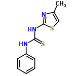 InChI=1/C11H11N3S2/c1-8-7-16-11(12-8)14-10(15)13-9-5-3-2-4-6-9/h2-7H,1H3,(H2,12,13,14,15)