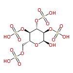 InChI=1/C6H12O18S4/c7-6-5(24-28(17,18)19)4(23-27(14,15)16)3(22-26(11,12)13)2(21-6)1-20-25(8,9)10/h2-7H,1H2,(H,8,9,10)(H,11,12,13)(H,14,15,16)(H,17,18,19)/t2-,3-,4+,5-,6+/m1/s1