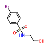 InChI=1/C8H10BrNO3S/c9-7-1-3-8(4-2-7)14(12,13)10-5-6-11/h1-4,10-11H,5-6H2