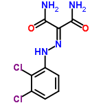 InChI=1/C9H8Cl2N4O2/c10-4-2-1-3-5(6(4)11)14-15-7(8(12)16)9(13)17/h1-3,14H,(H2,12,16)(H2,13,17)