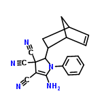 InChI=1/C20H17N5/c21-10-17-19(24)25(15-4-2-1-3-5-15)18(20(17,11-22)12-23)16-9-13-6-7-14(16)8-13/h1-7,13-14,16,18H,8-9,24H2