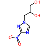 InChI=1/C5H8N4O4/c10-2-4(11)1-8-3-6-5(7-8)9(12)13/h3-4,10-11H,1-2H2