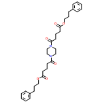 InChI=1/C32H42N2O6/c35-29(17-7-19-31(37)39-25-9-15-27-11-3-1-4-12-27)33-21-23-34(24-22-33)30(36)18-8-20-32(38)40-26-10-16-28-13-5-2-6-14-28/h1-6,11-14H,7-10,15-26H2