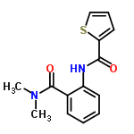 InChI=1/C14H14N2O2S/c1-16(2)14(18)10-6-3-4-7-11(10)15-13(17)12-8-5-9-19-12/h3-9H,1-2H3,(H,15,17)