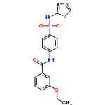 InChI=1/C18H17N3O4S2/c1-2-25-15-5-3-4-13(12-15)17(22)20-14-6-8-16(9-7-14)27(23,24)21-18-19-10-11-26-18/h3-12H,2H2,1H3,(H,19,21)(H,20,22)