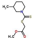 InChI=1/C10H17NO2S2/c1-8-4-3-5-11(6-8)10(14)15-7-9(12)13-2/h8H,3-7H2,1-2H3