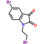 InChI=1/C10H7Br2NO2/c11-3-4-13-8-2-1-6(12)5-7(8)9(14)10(13)15/h1-2,5H,3-4H2