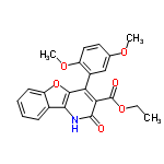 InChI=1/C22H19NO6/c1-4-28-22(25)18-17(14-11-12(26-2)9-10-15(14)27-3)20-19(23-21(18)24)13-7-5-6-8-16(13)29-20/h5-11H,4H2,1-3H3,(H,23,24)