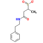 InChI=1/C12H17NO3S/c1-10(17(15)16)9-12(14)13-8-7-11-5-3-2-4-6-11/h2-6,10H,7-9H2,1H3,(H,13,14)(H,15,16)/p-1