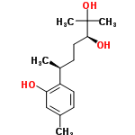 InChI=1/C15H24O3/c1-10-5-7-12(13(16)9-10)11(2)6-8-14(17)15(3,4)18/h5,7,9,11,14,16-18H,6,8H2,1-4H3/t11-,14-/m0/s1