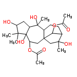 InChI=1/C24H38O8/c1-12(25)31-18-10-23-11-21(5,28)14(19(23)32-13(2)26)7-8-15(23)22(6,29)16-9-17(27)20(3,4)24(16,18)30/h14-19,27-30H,7-11H2,1-6H3