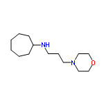 InChI=1/C14H28N2O/c1-2-4-7-14(6-3-1)15-8-5-9-16-10-12-17-13-11-16/h14-15H,1-13H2