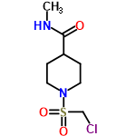 InChI=1/C8H15ClN2O3S/c1-10-8(12)7-2-4-11(5-3-7)15(13,14)6-9/h7H,2-6H2,1H3,(H,10,12)