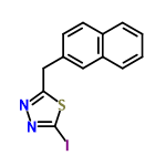 InChI=1/C13H9IN2S/c14-13-16-15-12(17-13)8-9-5-6-10-3-1-2-4-11(10)7-9/h1-7H,8H2