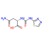 InChI=1/C7H9N5O4S/c8-4(13)1-3(5(14)15)10-6(16)11-7-12-9-2-17-7/h2-3H,1H2,(H2,8,13)(H,14,15)(H2,10,11,12,16)/t3-/m0/s1