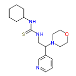 InChI=1/C18H28N4OS/c24-18(21-16-6-2-1-3-7-16)20-14-17(15-5-4-8-19-13-15)22-9-11-23-12-10-22/h4-5,8,13,16-17H,1-3,6-7,9-12,14H2,(H2,20,21,24)