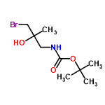 InChI=1/C9H18BrNO3/c1-8(2,3)14-7(12)11-6-9(4,13)5-10/h13H,5-6H2,1-4H3,(H,11,12)