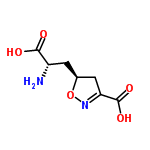 InChI=1/C7H10N2O5/c8-4(6(10)11)1-3-2-5(7(12)13)9-14-3/h3-4H,1-2,8H2,(H,10,11)(H,12,13)/t3-,4-/m0/s1