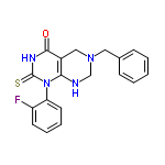 InChI=1/C19H17FN4OS/c20-15-8-4-5-9-16(15)24-17-14(18(25)22-19(24)26)11-23(12-21-17)10-13-6-2-1-3-7-13/h1-9,21H,10-12H2,(H,22,25,26)