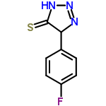 InChI=1/C8H6FN3S/c9-6-3-1-5(2-4-6)7-8(13)11-12-10-7/h1-4,7H,(H,10,11,13)