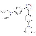 InChI=1/C22H28N4O/c1-5-25(6-2)19-13-9-17(10-14-19)21-22(24-27-23-21)18-11-15-20(16-12-18)26(7-3)8-4/h9-16H,5-8H2,1-4H3