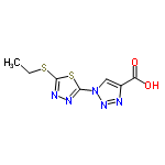 InChI=1/C7H7N5O2S2/c1-2-15-7-10-9-6(16-7)12-3-4(5(13)14)8-11-12/h3H,2H2,1H3,(H,13,14)