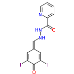 InChI=1/C13H9I2N3O2/c14-9-5-8(6-10(15)12(9)19)7-17-18-13(20)11-3-1-2-4-16-11/h1-7,17H,(H,18,20)