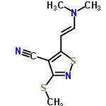 InChI=1/C9H11N3S2/c1-12(2)5-4-8-7(6-10)9(13-3)11-14-8/h4-5H,1-3H3/b5-4+