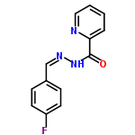 InChI=1/C13H10FN3O/c14-11-6-4-10(5-7-11)9-16-17-13(18)12-3-1-2-8-15-12/h1-9H,(H,17,18)/b16-9-