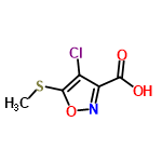 InChI=1/C5H4ClNO3S/c1-11-5-2(6)3(4(8)9)7-10-5/h1H3,(H,8,9)