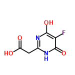 InChI=1/C6H5FN2O4/c7-4-5(12)8-2(1-3(10)11)9-6(4)13/h1H2,(H,10,11)(H2,8,9,12,13)