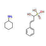 InChI=1/C9H11O4P.C6H13N/c10-9(14(11,12)13)7-6-8-4-2-1-3-5-8;7-6-4-2-1-3-5-6/h1-7,9-10H,(H2,11,12,13);6H,1-5,7H2/b7-6+;