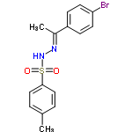 InChI=1/C15H15BrN2O2S/c1-11-3-9-15(10-4-11)21(19,20)18-17-12(2)13-5-7-14(16)8-6-13/h3-10,18H,1-2H3/b17-12+