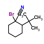 InChI=1/C11H18BrN/c1-10(2,3)9-6-4-5-7-11(9,12)8-13/h9H,4-7H2,1-3H3