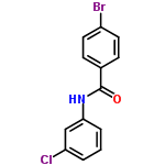 InChI=1/C13H9BrClNO/c14-10-6-4-9(5-7-10)13(17)16-12-3-1-2-11(15)8-12/h1-8H,(H,16,17)