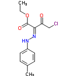 InChI=1/C13H15ClN2O3/c1-3-19-13(18)12(11(17)8-14)16-15-10-6-4-9(2)5-7-10/h4-7,15H,3,8H2,1-2H3/b16-12-