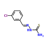 InChI=1/C8H8ClN3S/c9-7-3-1-2-6(4-7)5-11-12-8(10)13/h1-5H,(H3,10,12,13)/b11-5+